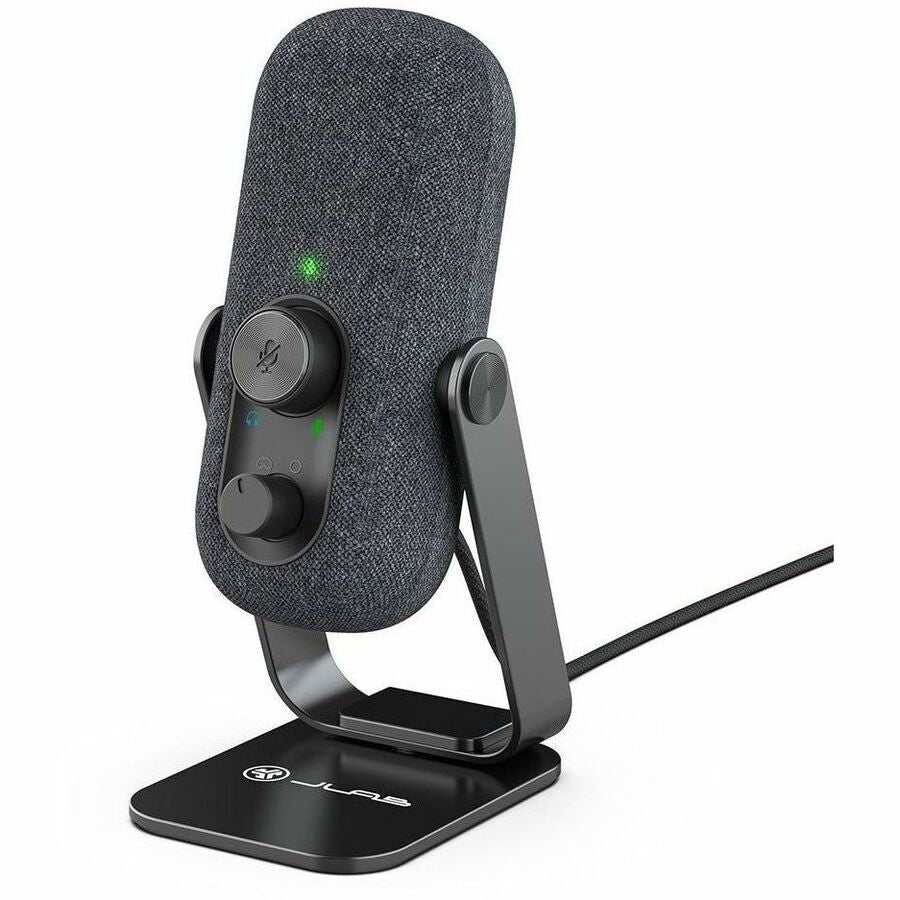 JLab Go Talk Wired Condenser, Dynamic Microphone for Studio, Podcasting, Gaming, Recording, Voice - Black