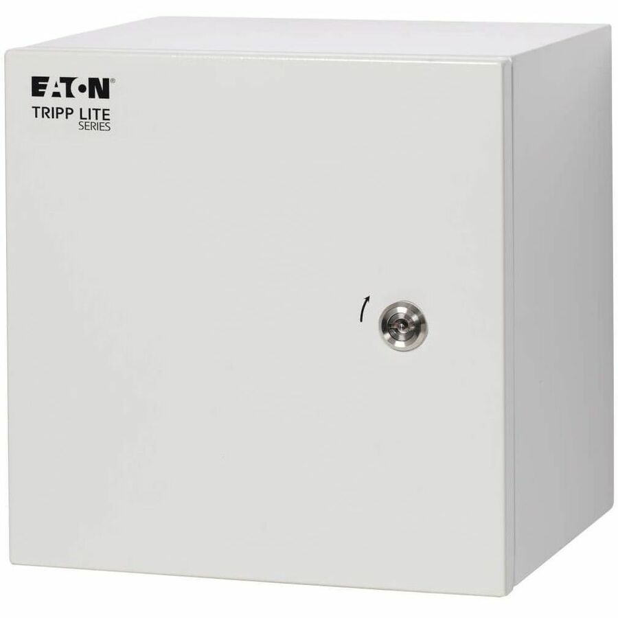 Eaton Tripp Lite Series SmartRack Outdoor Industrial Enclosure with Lock - NEMA 4, Surface Mount, Metal Construction, 12 x 12 x 10 in., Gray