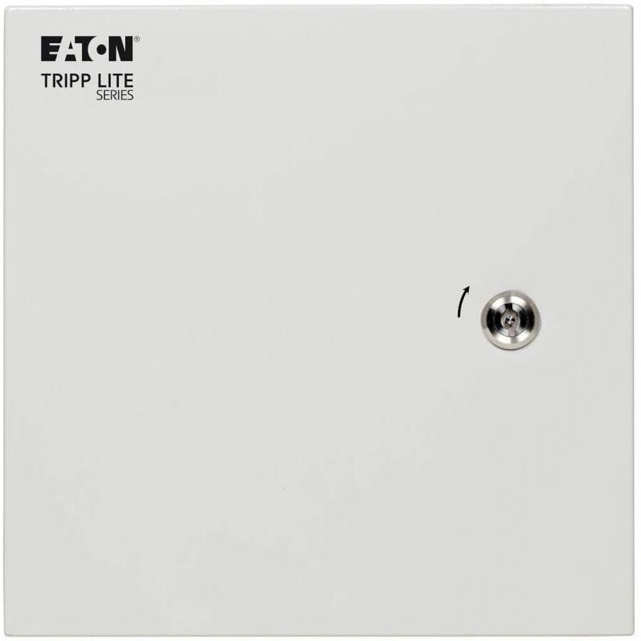 Eaton Tripp Lite Series SmartRack Outdoor Industrial Enclosure with Lock - NEMA 4, Surface Mount, Metal Construction, 12 x 12 x 10 in., Gray