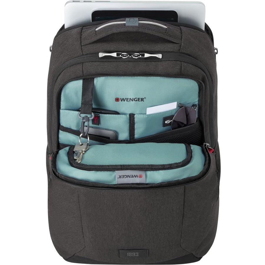 Wenger MX Professional Carrying Case (Backpack) for 10" to 16" Notebook - Heather Gray