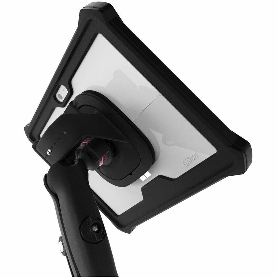 The Joy Factory aXtion Go MP Rugged Carrying Case Microsoft Surface Go, Surface Go 2, Surface Go 3, Surface Go 4 Tablet, Credit Card, Card Reader - Black, Transparent