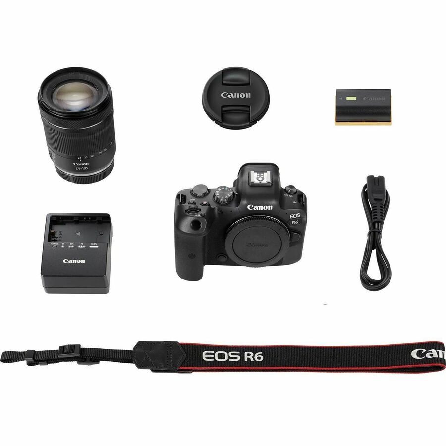 Canon EOS R6 Mark II 24.2 Megapixel Full Frame Sensor Mirrorless Camera with Lens - 0.94" - 4.13"