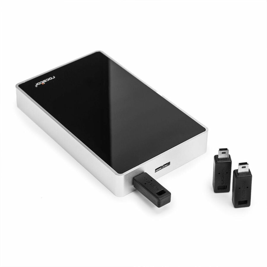 Rocstor Rocsecure EX31 8 TB Portable Rugged Solid State Drive - 2.5" External - SATA - Silver