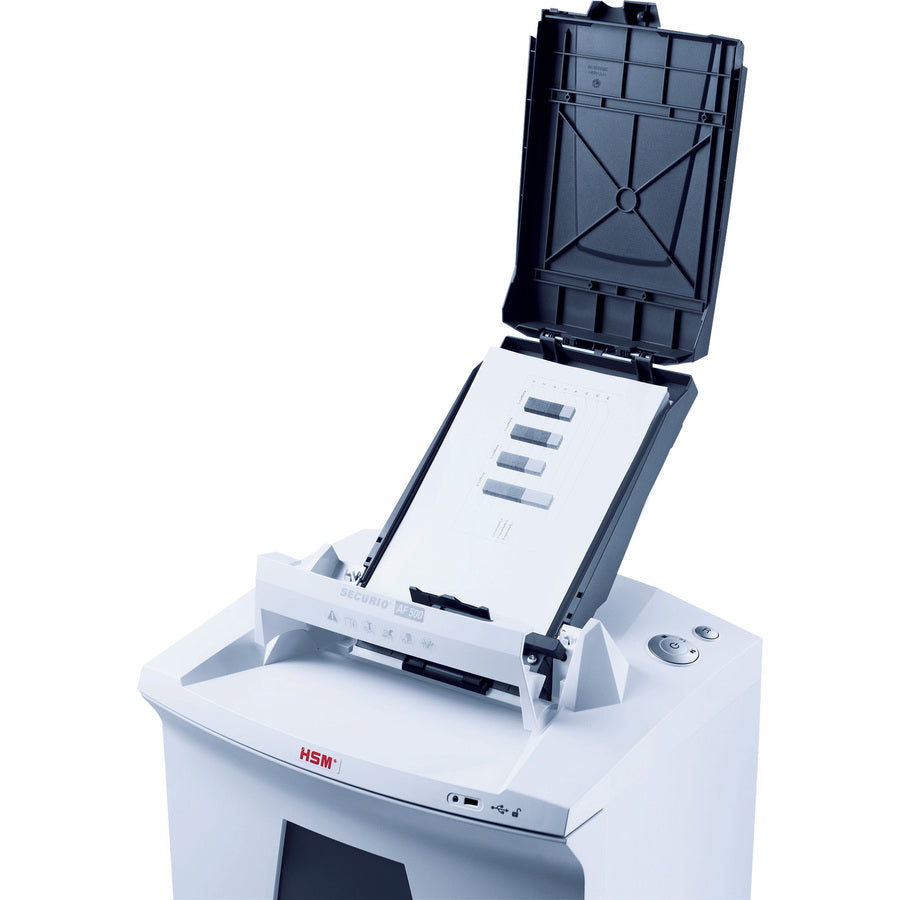 HSM SECURIO AF500 L4 Micro-Cut Shredder with Automatic Paper Feed