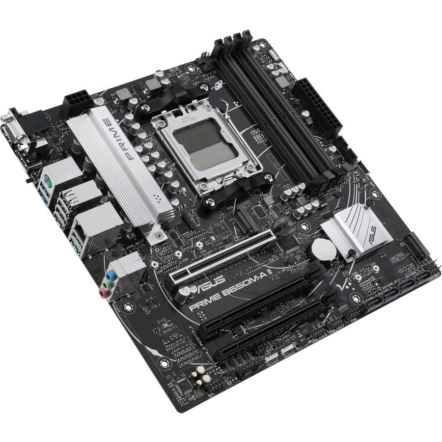 Asus Prime B650M-A II-CSM Gaming Desktop Motherboard - AMD B650 Chipset - Socket AM5 - Micro ATX