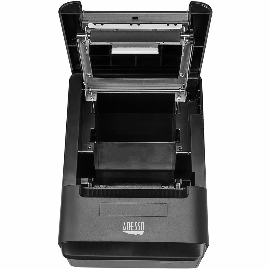 Adesso NuPrint NuPrint 330 Desktop Direct Thermal Printer - Monochrome - Receipt Print - USB - Serial - Black