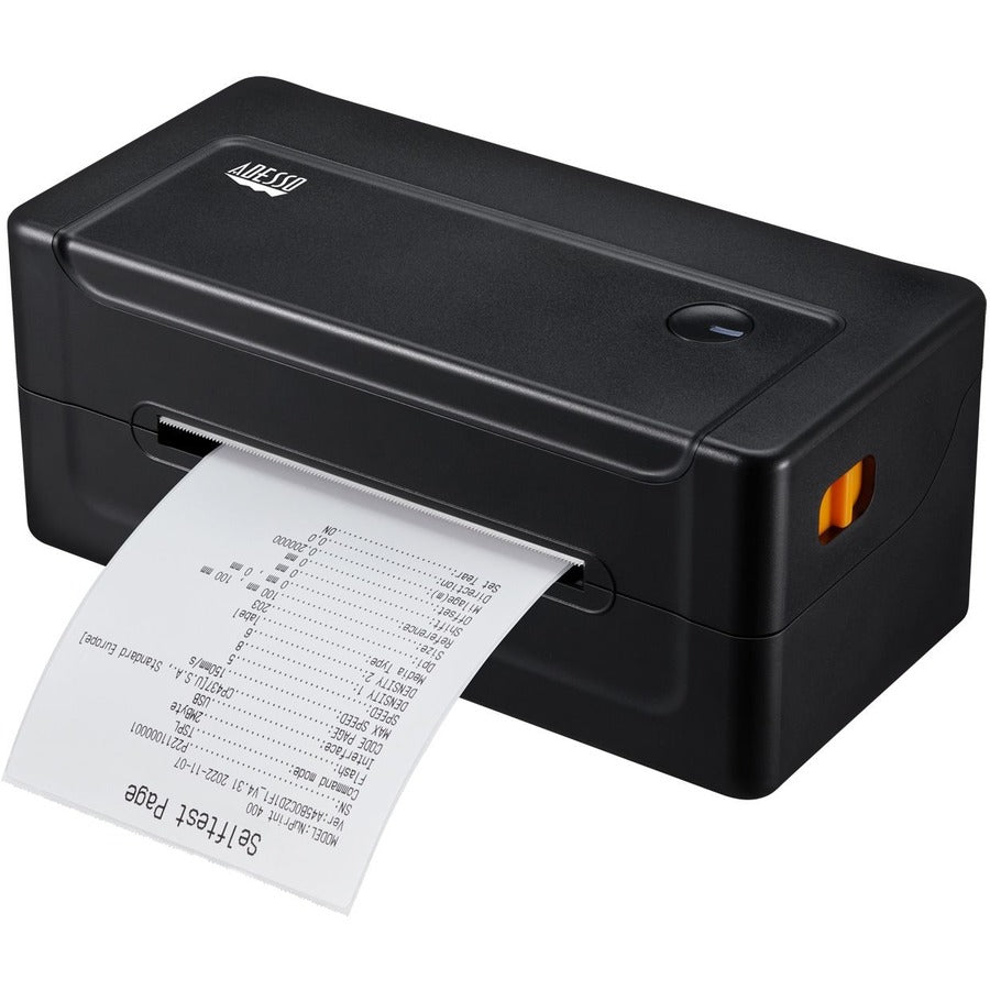 Adesso NuPrint NuPrint 400 Pharmacy, Delivery, Restaurant, Parking Ticket, Transportation & Logistic, Retail Direct Thermal Printer - Monochrome - Receipt Print - USB - Serial - Black