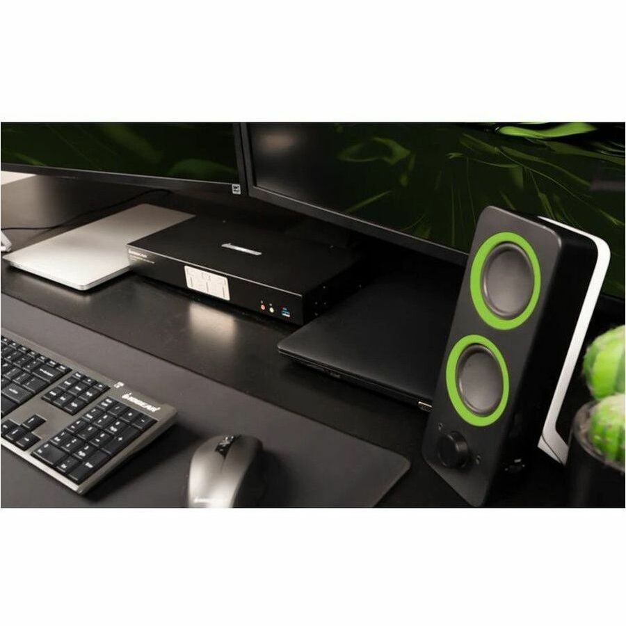 IOGEAR 2-Port 4K Dual View DisplayPort Matrix KVMP