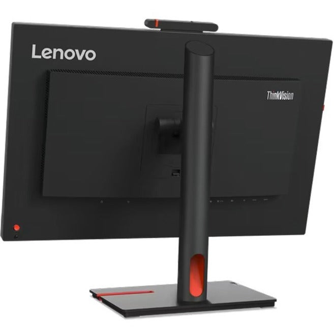 Lenovo ThinkVision T24mv-30 24" Class Webcam Full HD LED Monitor - 16:9 - Raven Black