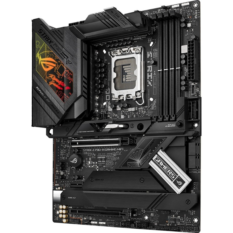 Asus ROG Strix Z790-H GAMING WIFI Gaming Desktop Motherboard - Intel Z790 Chipset - Socket LGA-1700 - ATX