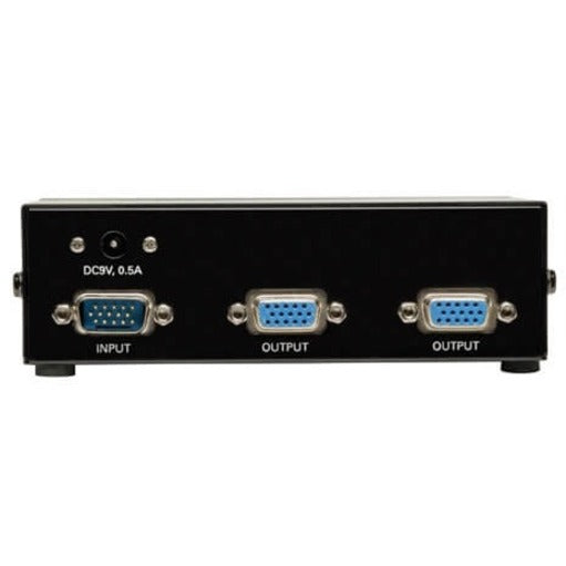 Eaton Tripp Lite Series 2-Port VGA/SVGA Video Splitter with Signal Booster, High Resolution Video, 350MHz, (HD15 M/2xF)