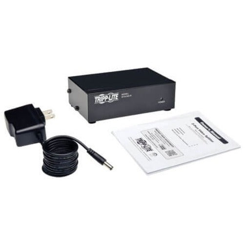 Eaton Tripp Lite Series 2-Port VGA/SVGA Video Splitter with Signal Booster, High Resolution Video, 350MHz, (HD15 M/2xF)