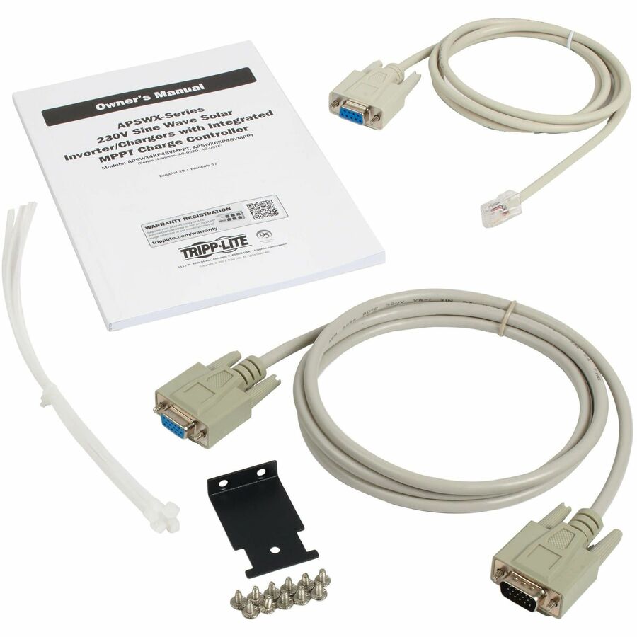 Tripp Lite by Eaton 5500W 48VDC 230V Sine Wave Solar Inverter/Charger - 90A MPPT Solar Charge Controller, Parallel Operation, Hardwire Input/Output