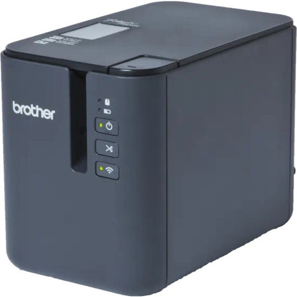 Brother PT-P900Wc Desktop Thermal Transfer Printer - Monochrome - Label Print - USB - Serial - Wireless LAN - With Cutter