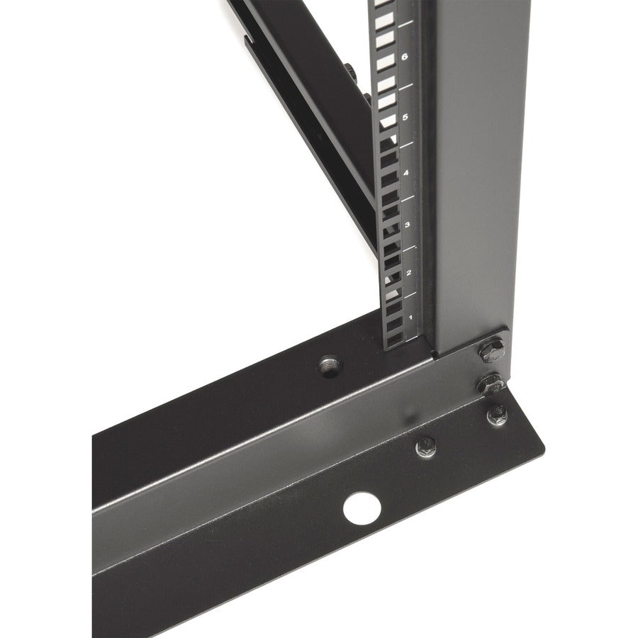 SolidRack 42U Adjustable Depth Open Frame 4 Post Rack w/ Casters