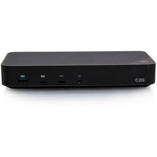 C2G USB C Docking Station - Triple Display Docking Station with HDMI, DP, Ethernet, USB - Power Delivery up to 100W