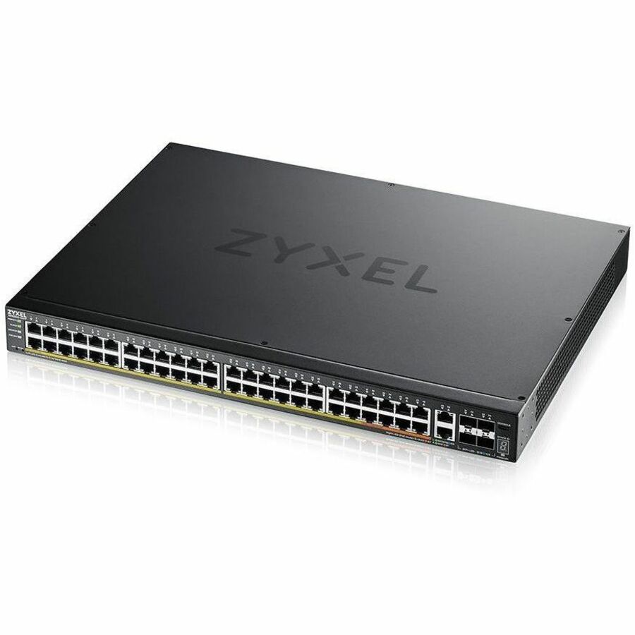 ZYXEL XGS2220-54FP 48-Port Gigabit L3 Managed and Nebula Pro Cloud Managed Switch | 40 PoE+ / 10 PoE++ Ports at 960W with 4 SFP+ 10G Uplinks and 2 10G Ethernet Ports