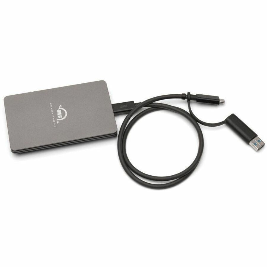 OWC 4TB Envoy Pro FX Thunderbolt (40Gb/s) + USB C (10Gb/s) Portable And Rugged NVMe SSD