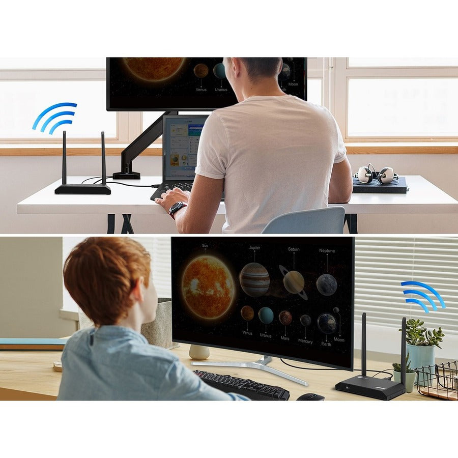 SIIG Full HD Wireless HDMI KVM Extender with Loopout - 1080p up to 500ft