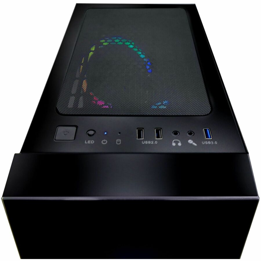 CLX SET TGMSETGXM0501BM Gaming Desktop Computer - AMD Ryzen 5 3600 - 8 GB - 480 GB SSD - Mini-tower - Black