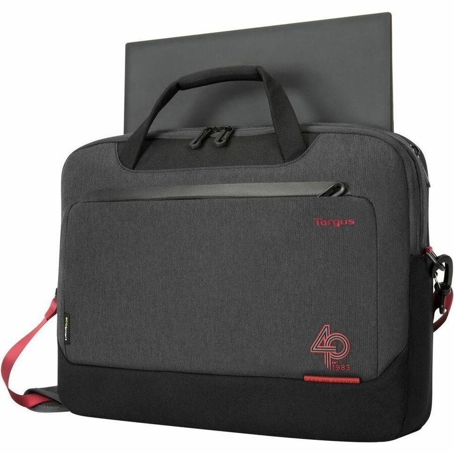 Targus Cypress EcoSmart TBT93904GL Carrying Case (Briefcase) for 15" to 15.6" Notebook, Workstation, ID Card, Cell Phone, Luggage - Gray