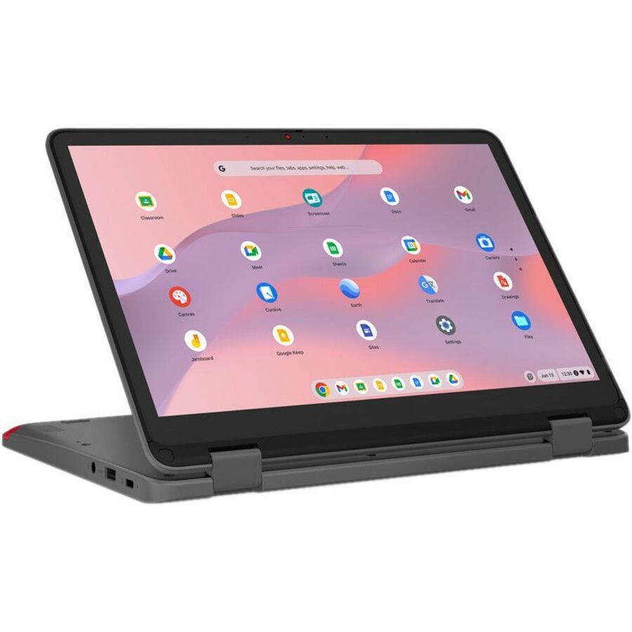 Lenovo 500e Yoga Chromebook Gen 4 82W40009US 12.2" Touchscreen Convertible 2 in 1 Chromebook - WUXGA - Intel N-Series N100 - 4 GB - 32 GB Flash Memory - English Keyboard - Graphite Gray