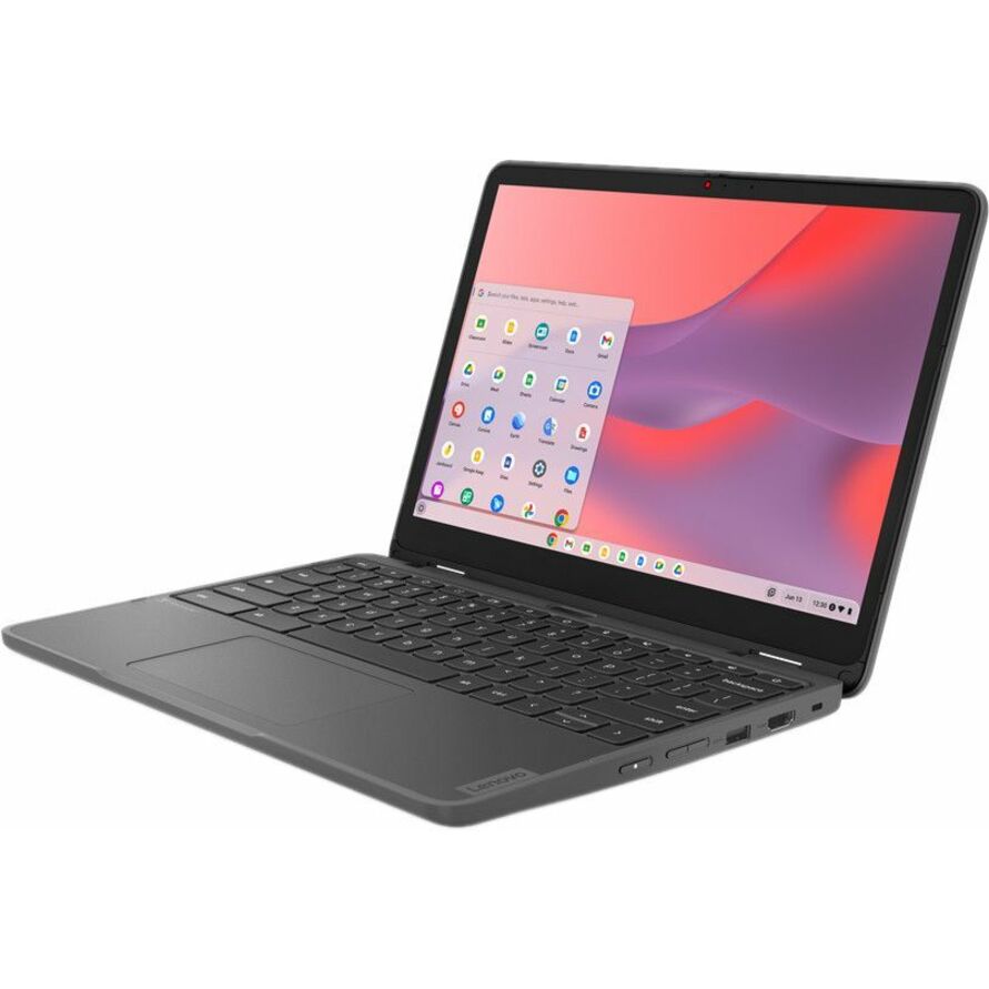 Lenovo 500e Yoga Chromebook Gen 4 82W40009US 12.2" Touchscreen Convertible 2 in 1 Chromebook - WUXGA - Intel N-Series N100 - 4 GB - 32 GB Flash Memory - English Keyboard - Graphite Gray