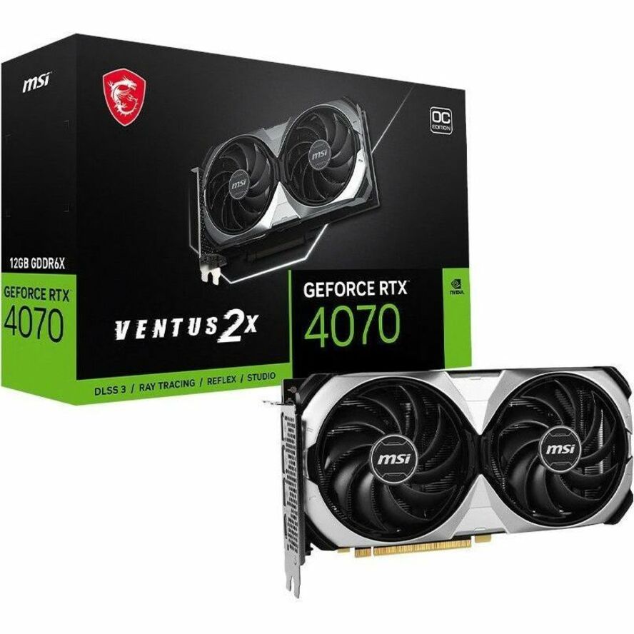 MSI NVIDIA GeForce RTX 4070 Graphic Card - 12 GB GDDR6X