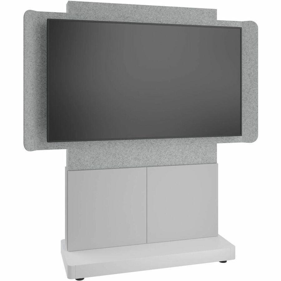 Middle Atlantic Forum Series 4RU Free-Standing 2-Bay Single Display Stand - Light Finish