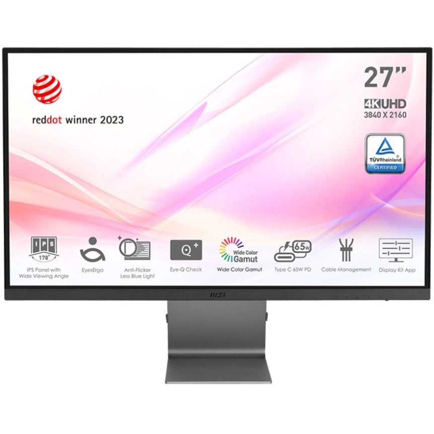 MSI Modern MD271UL 27" Class 4K UHD LCD Monitor - 16:9