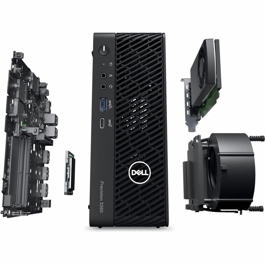 Dell Precision 3000 3260 Workstation - Core i7 13th Gen i7-13700 - 16 GB - 256 GB SSD - Ultra Small