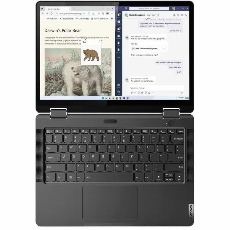 Lenovo 13w Yoga Gen 2 82YR000AUS 13.3" Touchscreen Convertible 2 in 1 Notebook - WUXGA - AMD Ryzen 7 7730U - 16 GB - 512 GB SSD - English (US) Keyboard - Thunder Black