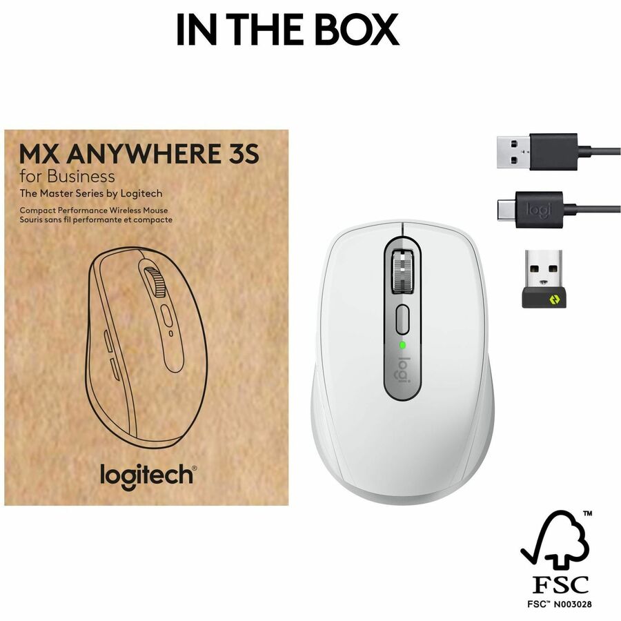 Logitech MX Anywhere 3S for Business - Wireless Mouse