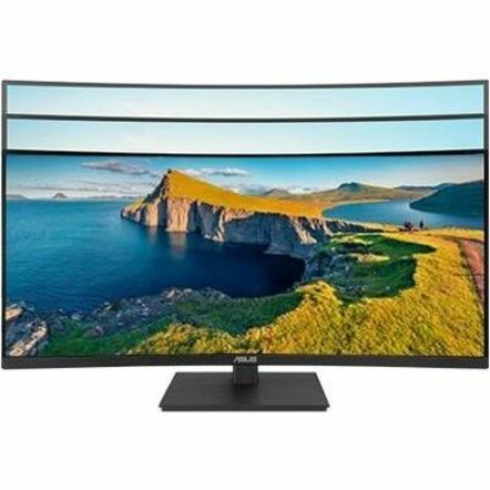 Asus VA34VCPSN 34" Class UW-QHD Curved Screen LED Monitor - 21:9 - Matte Black
