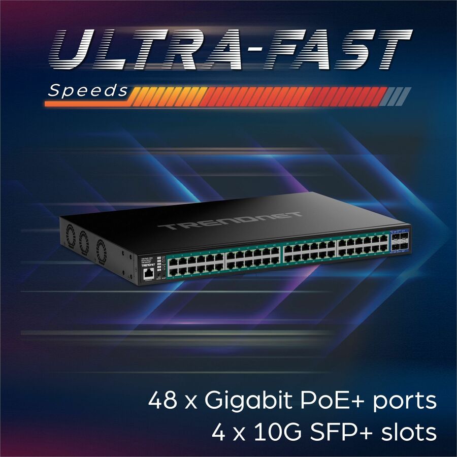 52P Gig Web Smart PoE Switch