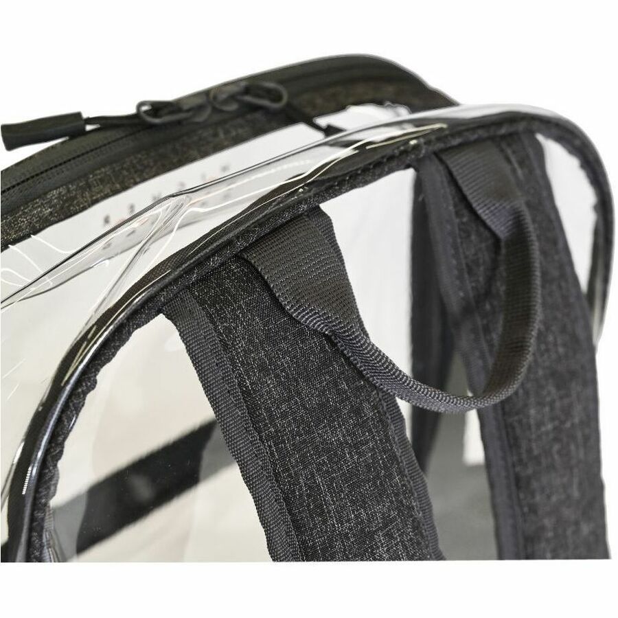 Higher Ground Safe N' Clear Carrying Case (Backpack) for 14" to 15" Accessories, Notebook - Clear