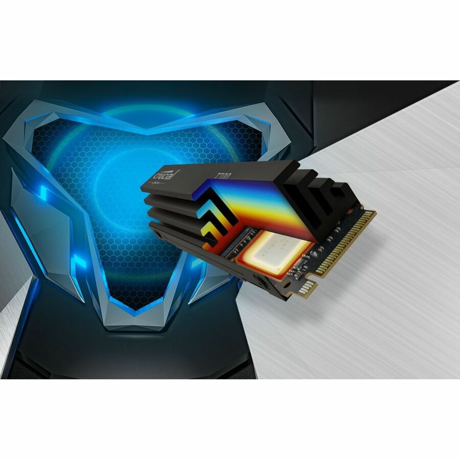 Crucial T700 2 TB Solid State Drive - M.2 2280 Internal - PCI Express NVMe (PCI Express NVMe 5.0 x4)