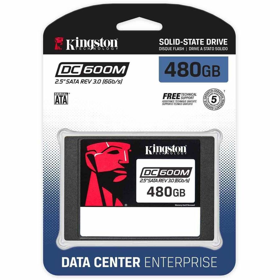 Kingston DC600M 480 GB Solid State Drive - 2.5" Internal - SATA (SATA/600) - Mixed Use