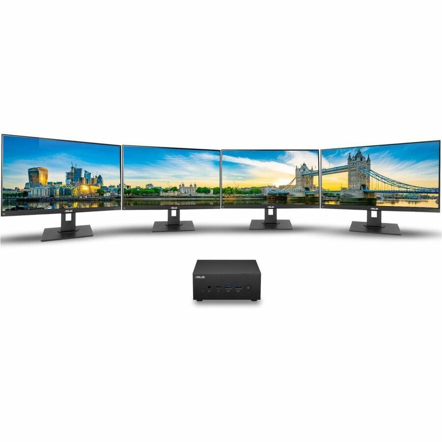 Asus ExpertCenter PN64-E1 PN64-E1-SYS582PX1TD Desktop Computer - Intel Core i5 13th Gen i5-13500H - 8 GB - 256 GB SSD - Mini PC - Eco Black