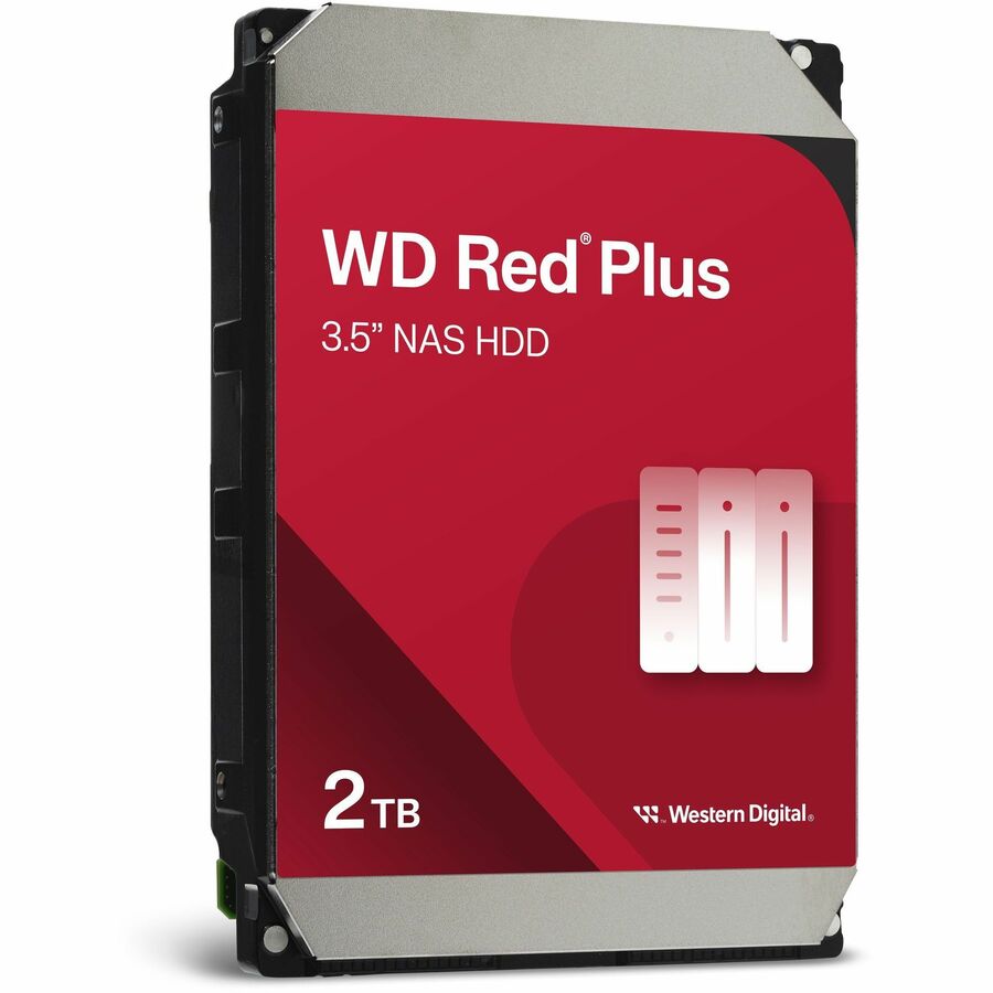 WD Red Plus WD20EFPX 2 TB Hard Drive - 3.5" Internal - SATA (SATA/600)