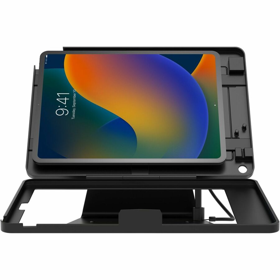 CTA Kiosk Stand w/ Stylus for iPad 10, iPad Air 4 & 5, & 11" iPad Pro - Black