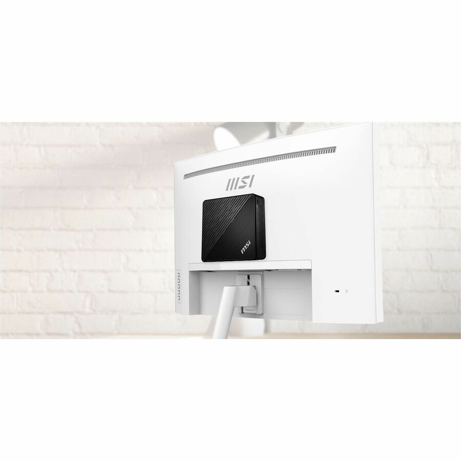 MSI Pro Pro MP241CAW 24" Class Full HD Curved Screen LED Monitor - 16:9 - Matt White