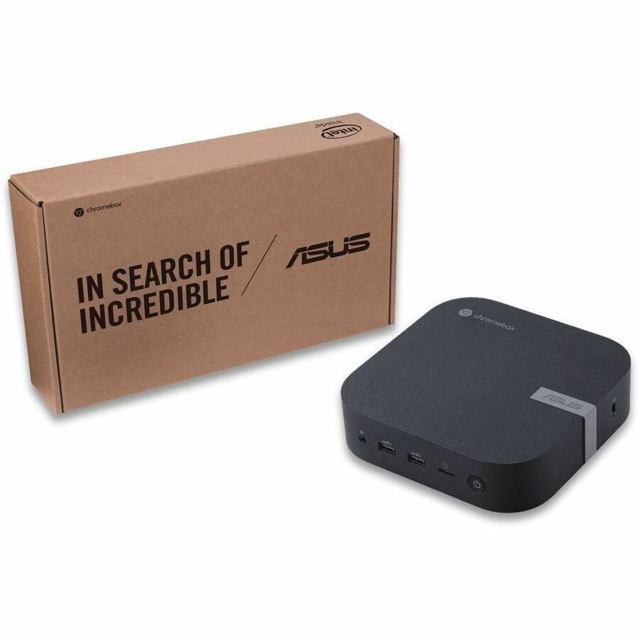 Asus Chromebox 5 Chromebox5-SC017UN-WC Chromebox - Intel Celeron 7305 - 4 GB - 128 GB SSD - Mini PC - Eco Black