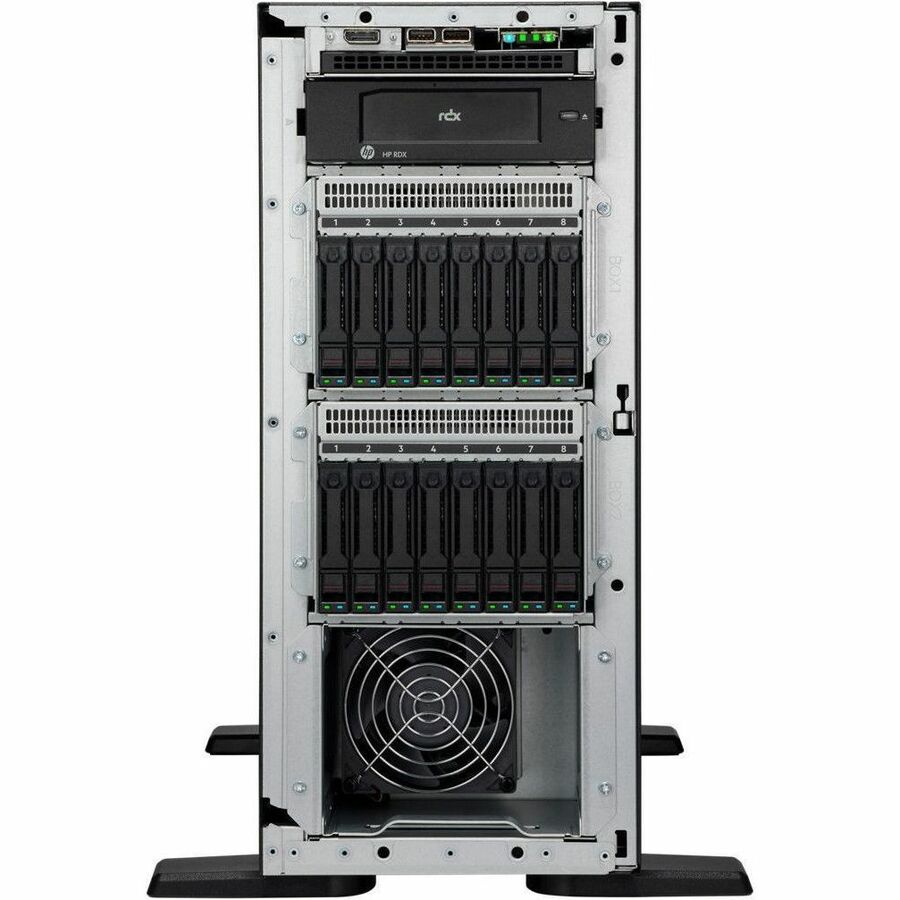 HPE ProLiant ML110 G11 4.5U Tower Server - 1 Xeon Bronze 3408U 1.80 GHz - 16 GB RAM - Serial ATA, Serial Attached SCSI (SAS) Controller