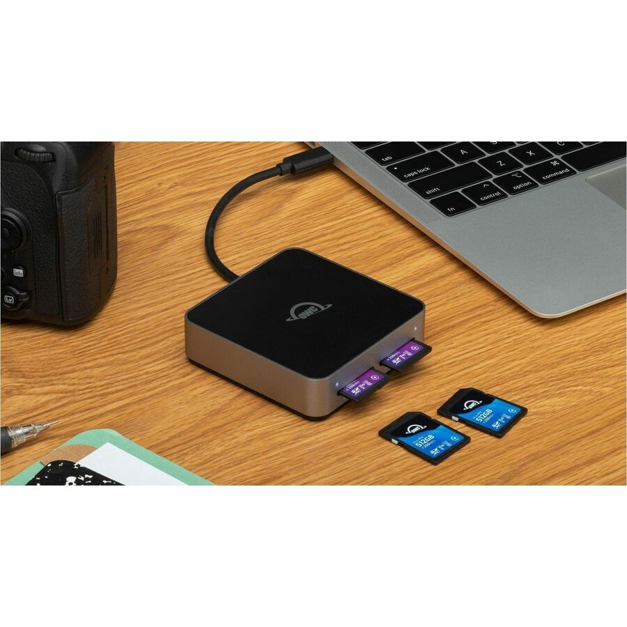 OWC Atlas Dual SD Card Reader with USB-C (10Gb/s)