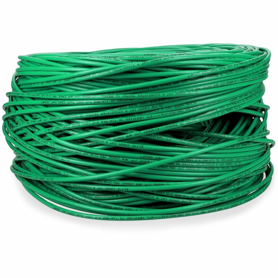 1000FT GREEN CAT6 UTP PLENUM