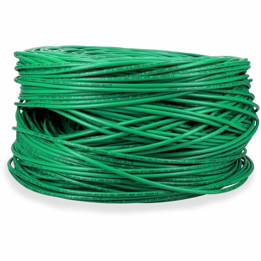 1000FT GREEN CAT6 UTP PLENUM