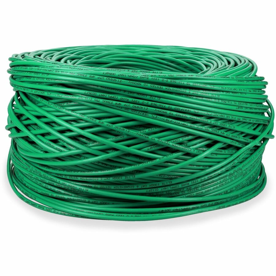 1000FT GREEN CAT6 UTP PLENUM
