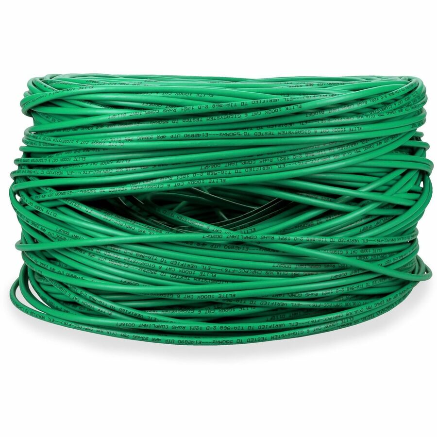 1000FT GREEN CAT6 UTP PLENUM