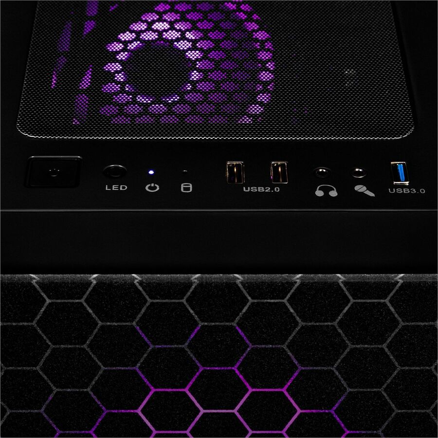 CLX SET TGMSETRTA3503BM Gaming Desktop Computer - AMD Ryzen 7 7700X - 32 GB - 2 TB HDD - 1 TB SSD - Mid-tower - Matte Black